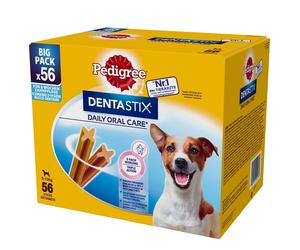PEDIGREE DentaStix Daily Oral Care - traitement dentaire pour petits chiens - 56 pièces - 8 x 110 g