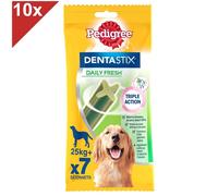 Pedigree Dentastix Fresh Friandise À Mâcher Grand Chien 70 Sticks Dentaire(10x7)