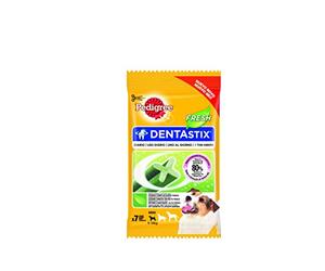 Pedigree Dentastix Fresh - Hygiène Bucco Dentaire - Petits Chiens - 7 Bâtonnets par sachet - 110 g - Lot de 5 sachets