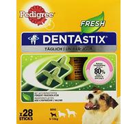 Pedigree - Dentastix Fresh Multipack Pour Petits Chiens (5-10kg) - Boîte De 28 Btonnets À Mcher (440g) - Lot De 4