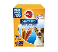 Pedigree Dentastix Lot de 105 friandises pour petits chiens