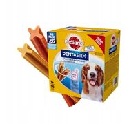 Pedigree Dentastix Snack pour l'hygiène buccale, Chien Moyen 10-25 kg Pack de Stock, 56 bâtonnets - 1440 GR