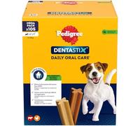 Pedigree Dentastix Snack pour l'hygiène buccale (Petit Chien 5-10 kg), 110 g 105 pièces - 15 boîtes de 7 pièces (105 pièces au Total)