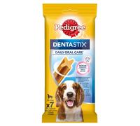 PEDIGREE DentaStix - Traitements dentaires pour chiens de races moyennes - 7 pièces - 180g