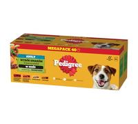 Pedigree Dogcare Chunks Lot de 40 sachets de Nourriture pour Chien en Sauce Adulte 40 x 100 g