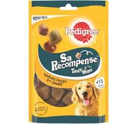 Pedigree - Friandises Savoureuses au Poulet et Canard, Texture Mini Gourmande (Sachet 130g) - Lot de 4 - Vendu par Lot