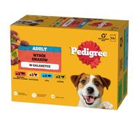 PEDIGREE Sachets fraîcheur en gelée 4 variétés - Pour chien - 12x 100 g