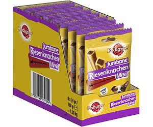 Pedigree Jumbone Lot de 8 Paquets de 4 Mini os géants goût bœuf et volaille