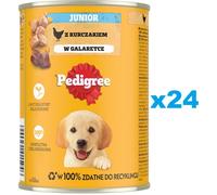 PEDIGREE Junior 24x400g aliment complet humide pour chiens en croissance avec du poulet en gelée