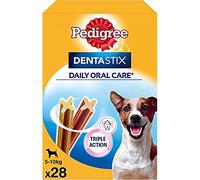 Pedigree Lot de 28 friandises pour Chien Dentastix Mini Soin Dentaire Quotidien pour Petits Chiens < 10 kg