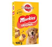 PEDIGREE MARKIES Biscuits pour Chien - Lot de 12 Boîtes de 500g - Délicieuses Friandises Fourrées - Récompense Idéale pour Eduquer ou Faire Plaisir à Son Chien