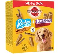PEDIGREE Mega box mix récompenses rodeo et jumbone - Pour chien - 780 g