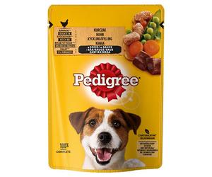 PEDIGREE morceaux de poulet et légumes en sauce sachet de 100g