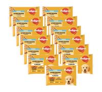 Pedigree Nourriture humide en gelée pour chiots (Poulet & Riz, Boeuf & Riz) 13x(4x100g)