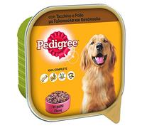 Pedigree Nourriture pour Chien avec Dinde et Poulet en pâté, bac 300 g - 20 bacs