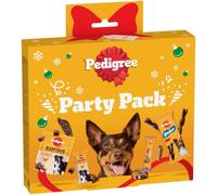 PEDIGREE Party Pack Friandises pour Chien 241 g, saveur Poulet, Bœuf & Volaille, avec bœuf, Poulet avec patates Douces et céréales complètes