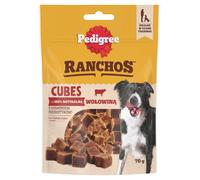 PEDIGREE Ranchos Cubes 70 g aliment complémentaire pour chiens adultes au bœuf