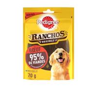 Pedigree Ranchos Originals - Récompenses riches en viande pour chien - Friandises au poulet - Tendres et savoureuses - 7 sachets de 70g