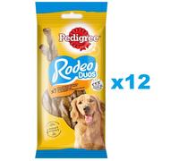 PEDIGREE Rodeo Duos 12x123g friandises pour chiens adultes au poulet et au bacon