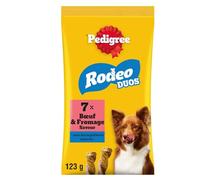 Pedigree Rodeo Duos 7 torsades au Bœuf et au Fromage friandises pour chien (Pack de 10)
