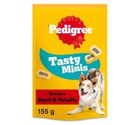 PEDIGREE SA Recompense Tasty MINIS Bouchées Fourrées saveur Boeuf & Volaille - Pack de 6