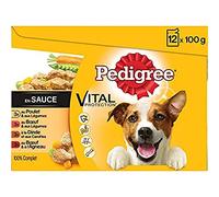Pedigree sachets fraicheur en sauce 12 x100g