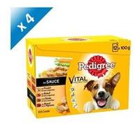 Pedigree Sachets Fraicheur En Sauce 4 Varietes - Pour Chien - 12x 100 G X4 G