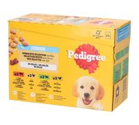 PEDIGREE Sachets Fraîcheur Junior Sélection Mix Multipack Aliment 12x100 g