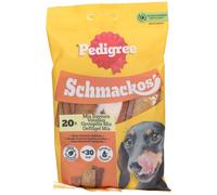 Pedigree Schmackos Récompenses Mix Saveurs volailles pour Chien 20x (Pack de 9)