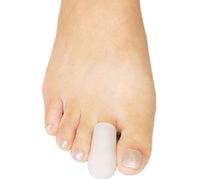 PEDIMEND Lot de 4 paires de protège-orteils numériques souples en gel pur, conditionnent et adoucissent, protègent contre la pression et la friction pour homme et femme, 4 paires., SMALL TOE