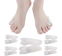 Pedimend Silicone Gel bunion Toe Separator (5pairs - 10 pcs) - Reduces Toes & Feet Discomfort - Improve Foot Balance - Small Toe Guard (Bunionette) - Pinky Toe Bunionette Pain Relief Pads - Foot Care