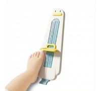 Pédimètre Bébé et Enfant (0-8 Ans) - Règle Mesure Pied Précise en CM pour Pointure Chaussure - Appareil de Mesure Ajustable, Solide en ABS & Ludique - Évite Les Erreurs de Taille - Blanc/Bleu