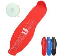 Pedimetre Enfant Adulte Mesurer Pied Pedimetre Enfants Professionnel pour Déterminer la Pointure EUR 18-47/ UK 2-12 Avec Mètre Ruban (Rouge)