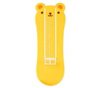 Pédimètre Enfant et Bébé - Pointure de 0 à 36 - Dispositif de Mesure Pied pour Determiner la Pointure à Partir du Nourrisson - Mètre Pied Bébé (Jaune1)