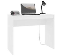 pedkit Bureau pour Ordinateur Table Console Bureau Blanc 90 x 40 x 72 cm Aggloméré