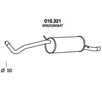 PEDOL 010.321 Silencieux arrière