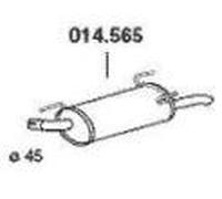 PEDOL 014.565 Silencieux arrière