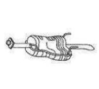 PEDOL 014.583 Silencieux arrière