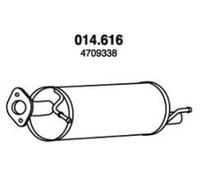 PEDOL 014.616 Silencieux arrière