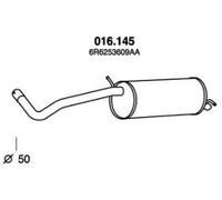 PEDOL 016.145 Silencieux arrière
