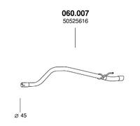 PEDOL 060.007 Raccord de tuyau, système d'échappement