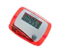 Pedometer Step Counter - 4.8cm ABS Digital Walking Clip Device | Portable Fitness Meter | Accurate Motion Monitoring | Calorie Distance Recording for Hiking Running Training Travel Use