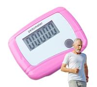 Pédomètre Portable - Comptoir de Pas de Marche numérique | ABS Fitness - Affichage Transparent pour la randonnée de Jogging avec Fonction de Sommeil et Mode d'économie d'énergie, Taille de