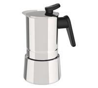 Pedrini 02CF039 Cafetière 10 Tasses Moka Acier Inox 18/1 pour Induction