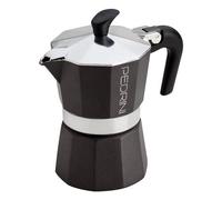 Pedrini 9114 Machine Café Moka Cafetière 6 Tasses - Aroma Couleur Anthracite