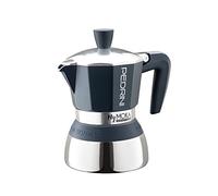 Pedrini Cafetière à moka MyMoka Induction Marron Acier inoxydable
