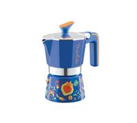 Pedrini Cafetière Frida Kahlo, moka 2 tasses, bleu