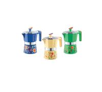 Pedrini Cafetière Moka Frida Kahlo 3 tasses Couleurs assorties