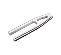 Pedrini LILLO rompinoci 3 marches, chromé avec Insert en Plastique, Blanc/Argent, 20 x 20 x 7,5 x 1,5 x 1,5 cm