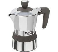 Pedrini Cafetière à moka MyMoka Induction Marron Acier inoxydable
